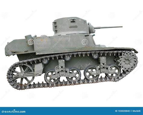 World War II Light Tank Stock Photo Image Of Transparent 103020840