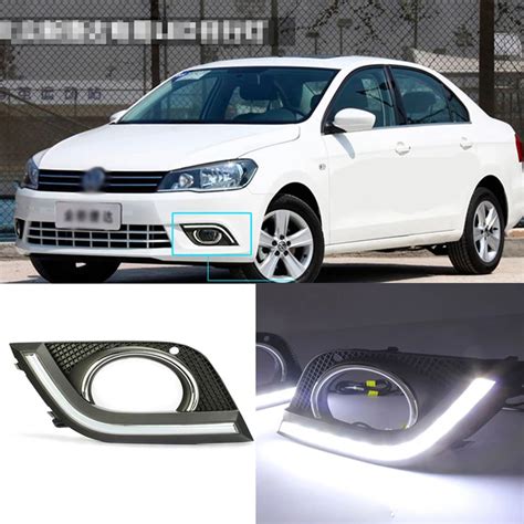 Ownsun New Updated Led Daytime Running Lights Drl With Black Fog Light