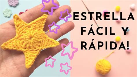 Estrella tejida a crochet fácil y rápida Figura plana Crochet Star