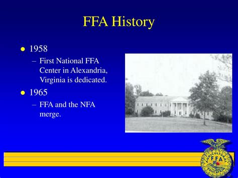 Ppt Ffa History Powerpoint Presentation Id195139