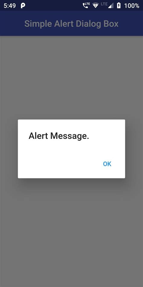 Learn Simple Alert Dialog Box In Flutter Android App