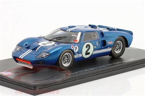 Spark 143 Ford Gt40 Mk2 2 2° 12h Sebring 1967 Foyt Ruby Us259