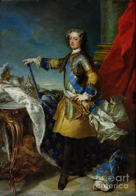 Portrait Of Louis Xv Painting By Jean Baptiste Van Loo Fine Art America