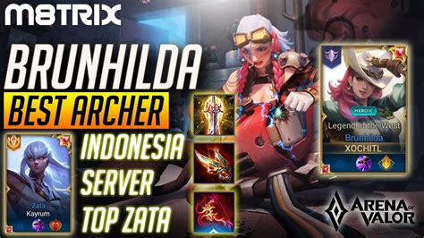 BRUNHILDA BEST ARCHER ft Top Zata PRO BUILD GAMEPLAY AoV 傳說對決