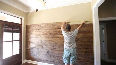 DIY Wood Plank Wall