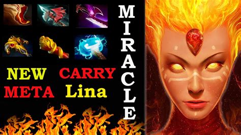 NEW META LINA CARRY On Nigma Miracle Amazing Game For Miracle With