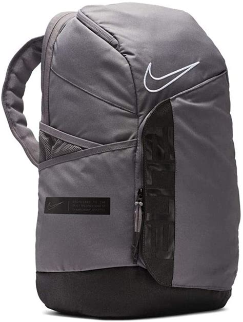 Nike Elite Pro Basketball Backpack Ba6164 In Gunsmokeblackwhite 100