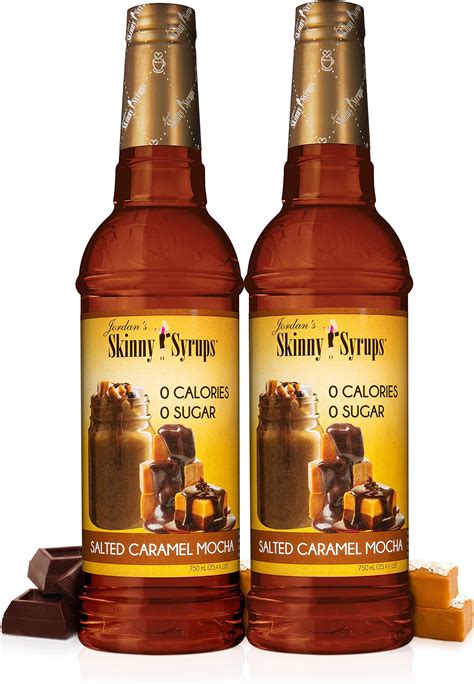 Jordans Skinny Syrups Jordan Skinny Syrup Sugar Free Salted Caramelone 254 Ounce