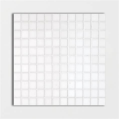 Thassos White Polished 1×1 Marble Mosaic 12×12 Marble Systems Marble