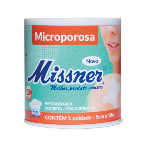 FITA MICROPOROSA BRANCA 5 0CM X 10M MISSNER