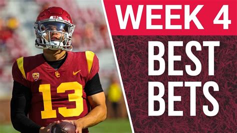 College Football Week 4 Best Bets And Picks 5 1 Last Week Youtube