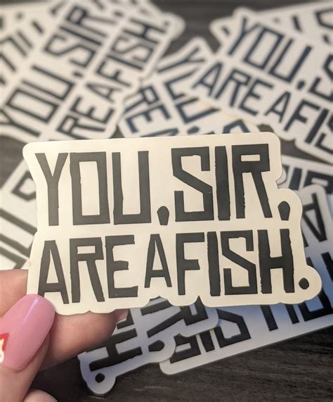 You Sir Are a Fish Red Dead Redemption 2 Sticker - Etsy