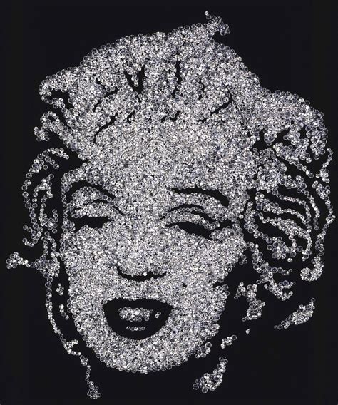 Vik Muniz B 1961 Marilyn Monroe Pictures Of Diamonds 2000s