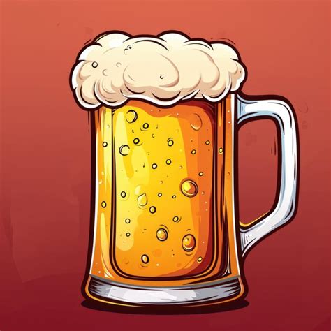 Premium Photo A Mug Of Beer With Foamy Bubbles