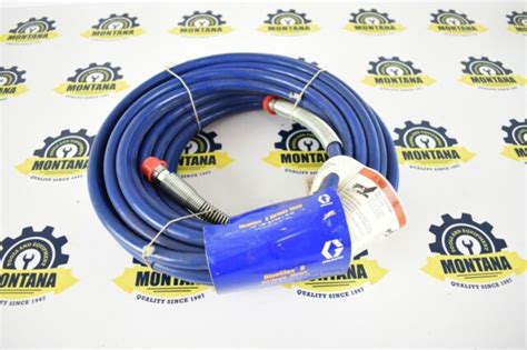 Graco BlueMax II Airless Spray Hose 1 4 In X 50 Ft Blue 240794 For