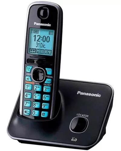 Teléfono Panasonic KX TG4111 inalámbrico color negro Envío gratis