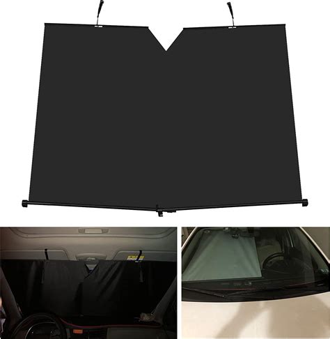 Car Windshield Sun Shade Retractable Windshield Sunshade Car Sun Visor