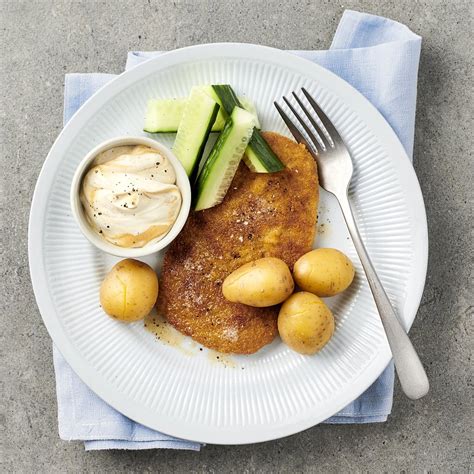 Schnitzel Med Senapsdipp Recept ICA Se