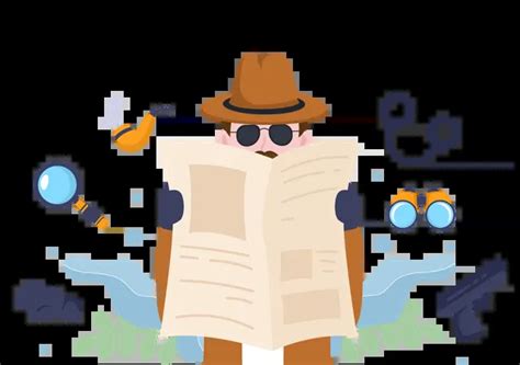 Investigator Or Detective Illustration Free Download Crime And Security