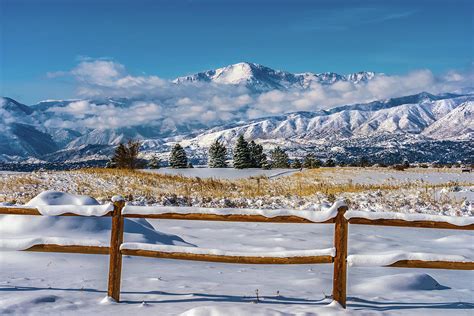 Pikes Peak Snow Day Photograph By Daniel Forster Photography