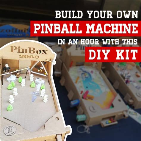 Build Your Own Pinball Machine in an Hour with This DIY Kit | Blog ...