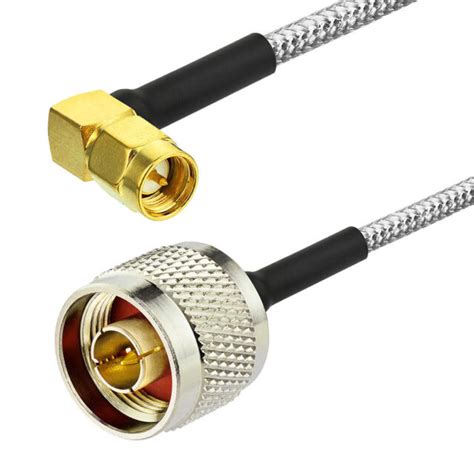 Pack N Type Male To Sma Male Right Angle Rg Semi Rigid Cable