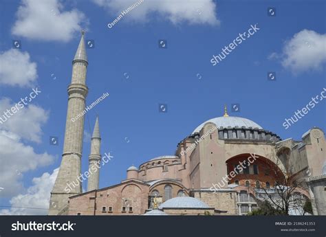 Exterior Architectural Details Hagia Sophia Mosque Stock Photo ...