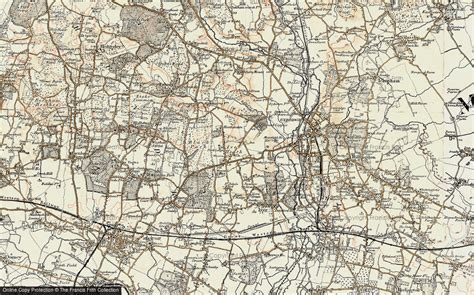 Historic Ordnance Survey Map Of Iver Heath 1897 1909