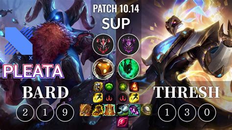 DRX Pleata Bard Vs Thresh Sup KR Patch 10 14 YouTube