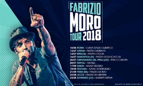 News Radioitalia Fabrizio Moro Dopo L Olimpico Un Tour Estivo In