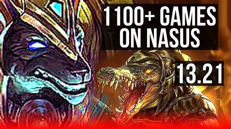 NASUS Vs RENEKTON TOP 1100 Games 1 2M Mastery 7 3 11 KR