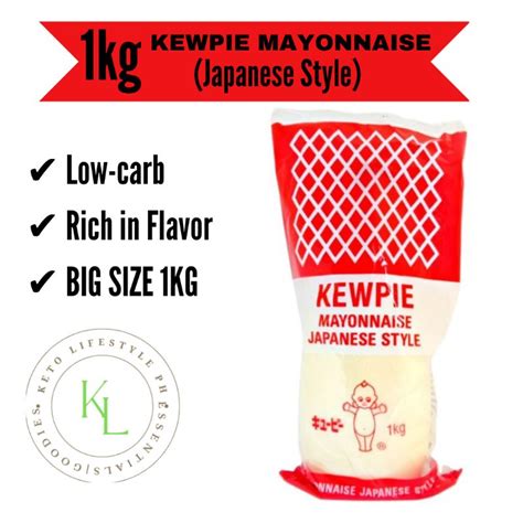 Kewpie Mayonnaise 1kg Low Carbthai Japanese Style Shopee Philippines