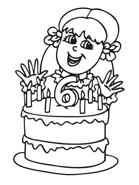 Tarjeta De Cumpleaños Preciosa Para Colorear Imprimir E Dibujar Coloringonly