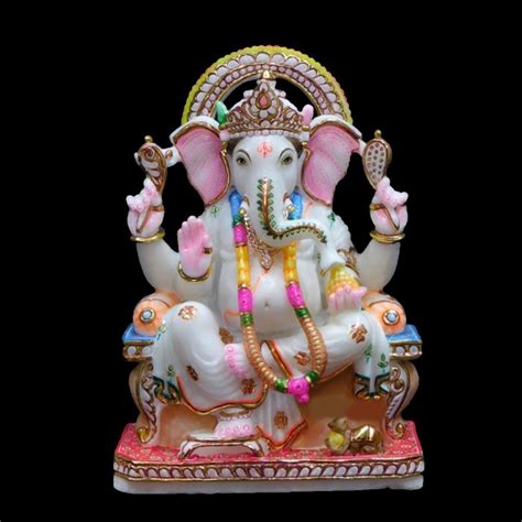 Marble Lord Ganesh Statue Size 18inch At Rs 31000 In Jaipur ID