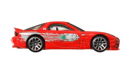 Тематична Машинка Hot Wheels 1995 Mazda RX 7 Dominic Toretto Fast Furious 1 64 HNR88 HRW46 Red