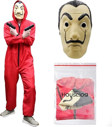 Houselog Dali La Casa De Papel Cosplay Money Heist Halloween Costumes