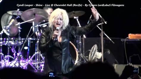 Cyndi Lauper 14 Shine Live Chevrolet Hall Recife 19 02 2011