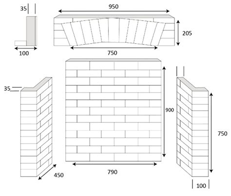 Gallery Rustic Brick Fireplace Chamber With Front Returns And Arch The