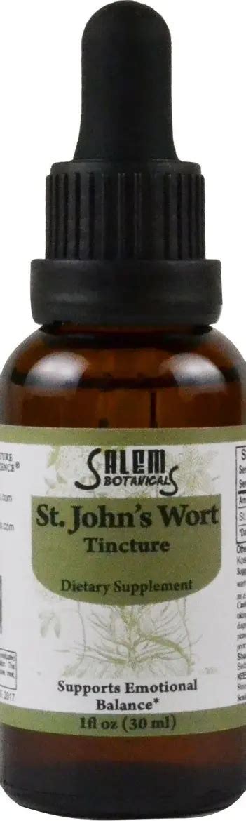 St John S Wort Tincture Christophers Organic Botanicals