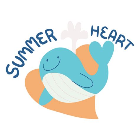 Diseño Png Y Svg De Letras De Corazón De Verano Para Camisetas