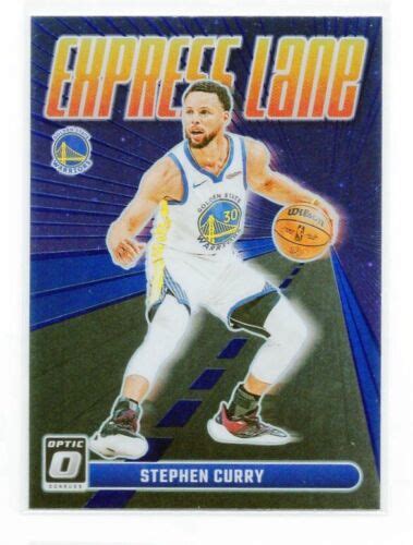 Donruss Optic Stephen Curry Express Lane Silver Prizm Holo