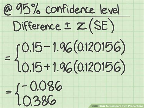 How To Compare Two Proportions 10 Steps With Pictures WikiHow Life