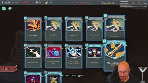 Slay The Spire Defect Ascension 13 Win With A Thunder Strike Build