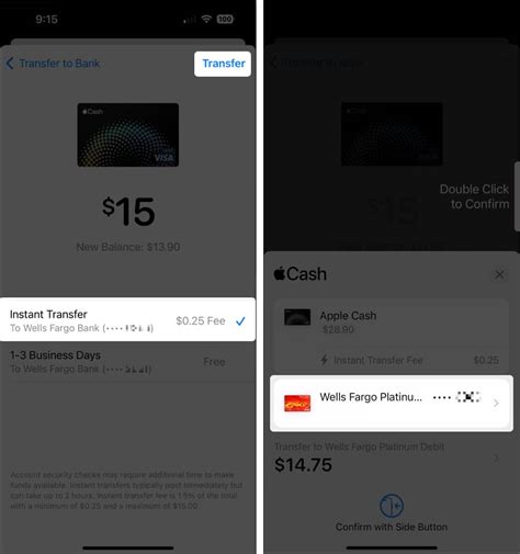 how do i get apple cash to my bank account