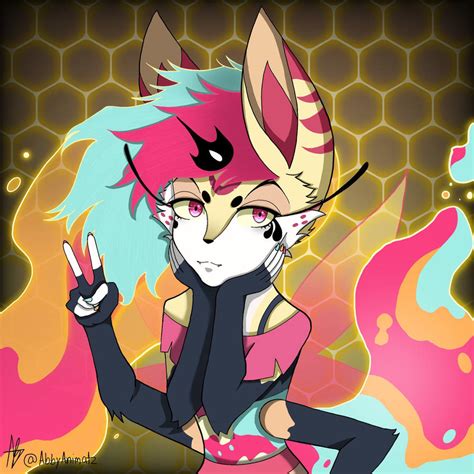 helluva boss queen bee artwork  abbyanimatz  deviantart