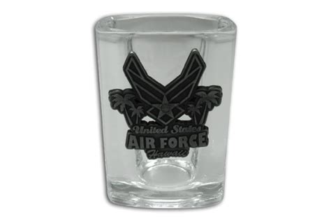 Air Force Medallion Shot Glass Military Honor Keepsake