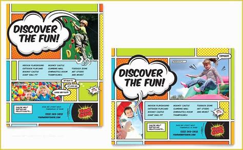 Microsoft Publisher Book Templates Free Download Of Kids Club Poster ...