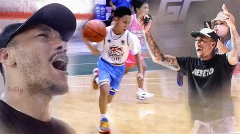 Calvin Abueva A Proud Supportive Dad As He Watches Son Play