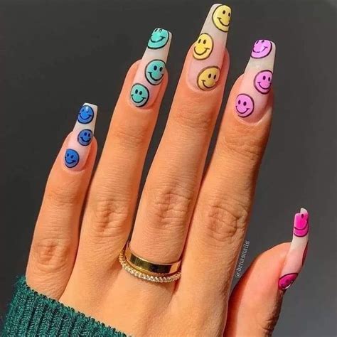 U As Caritas Gel Nails Neon Nails Cute Acrylic Nails