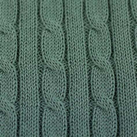 Baumwoll Strick Sophie Mit Zopfmuster Von Swafing Dusty Green